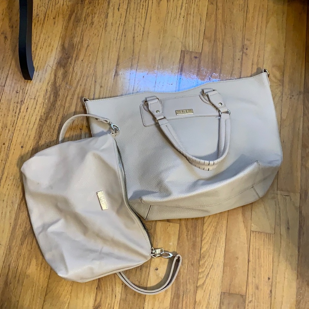 Large tote with matching purse.